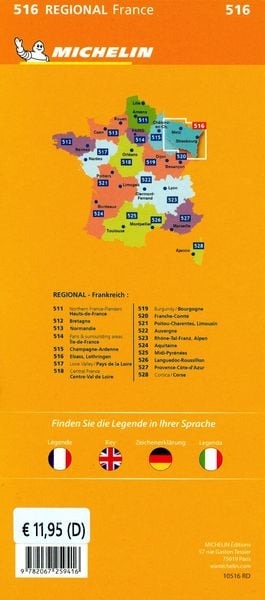 Produktbild: Michelin Elsass Lothring