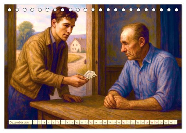 Produktbild: John Steinbeck (Tischkalender 2026 DIN A5 quer), CALVENDO Monatskalender