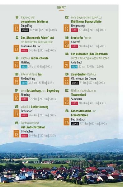 Produktbild: Genussradeln Bayerisches Donau-Isar-H&uuml;gelland