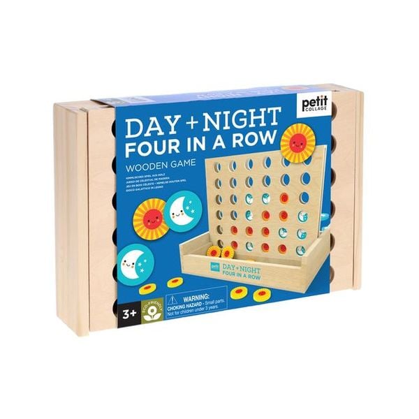 Produktbild: Day and Night Four in a Row Wooden Game
