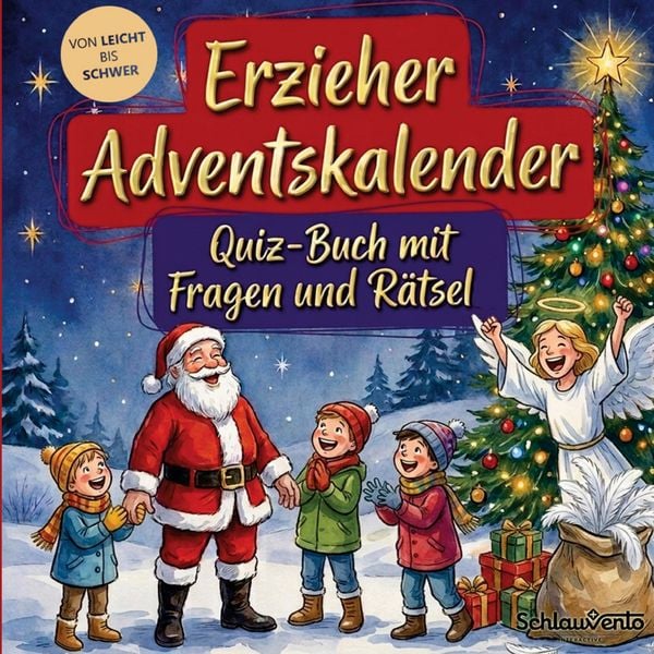 Produktbild: Erzieher-Adventskalender: Quiz-Buch mit Fragen und R&auml;tsel