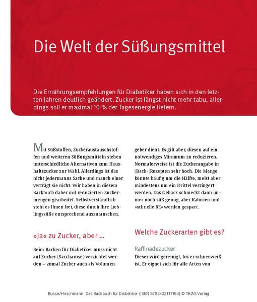 Produktbild: Das Backbuch f&uuml;r Diabetiker