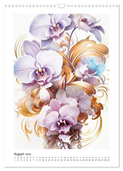 Produktbild: Blumen-Sinfonie (Wandkalender 2026 DIN A3 hoch), CALVENDO Monatskalender