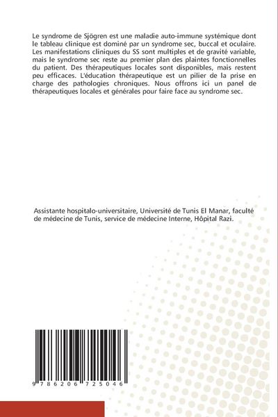 Produktbild: &Eacute;ducation th&eacute;rapeutique au cours du syndrome de Sj&ouml;gren
