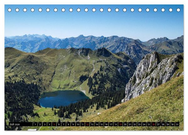 Produktbild: Bellevue Schweiz (Tischkalender 2026 DIN A5 quer), CALVENDO Monatskalender