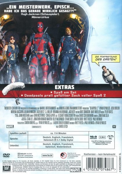 Produktbild: Deadpool 2