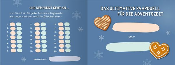 Produktbild: Das ultimative Adventsduell f&uuml;r Paare. 24 Spiele &ndash; 1 Gewinner
