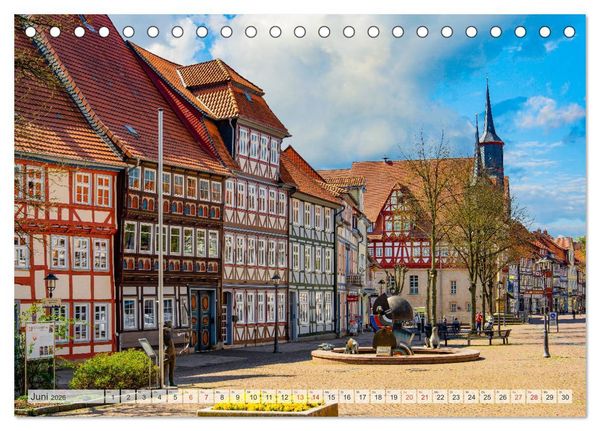 Produktbild: Duderstadt Impressionen (Tischkalender 2026 DIN A5 quer), CALVENDO Monatskalender