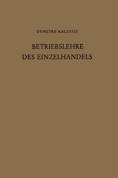 Produktbild: Betriebslehre des Einzelhandels