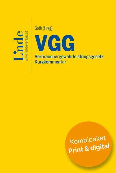 Produktbild: VGG | Verbrauchergew&auml;hrleistungsgesetz (Kombi Print&digital)