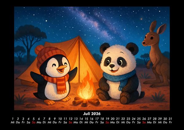 Produktbild: Pico & Pippin in Australien 2026 Fotokalender DIN A3