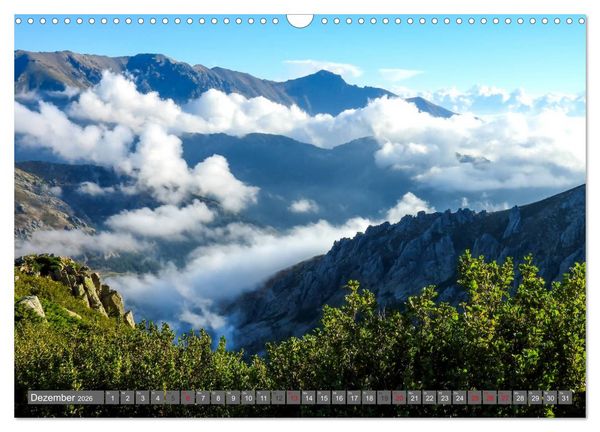 Produktbild: Korsika - Weitwanderweg GR 20 (Wandkalender 2026 DIN A3 quer), CALVENDO Monatskalender