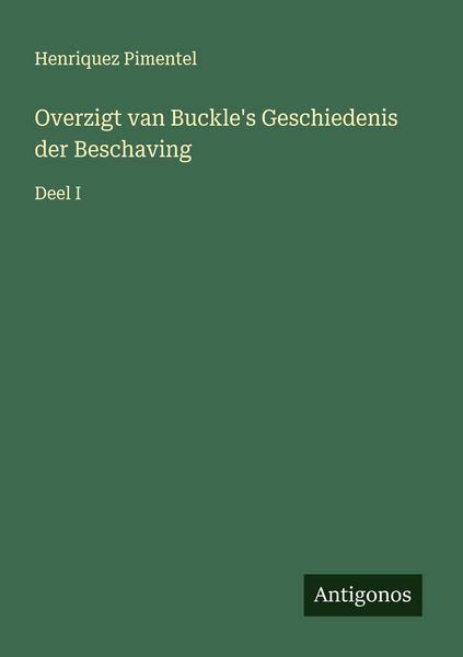 Produktbild: Overzigt van Buckle's Geschiedenis der Beschaving