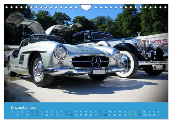Produktbild: Mercedes Classics (Wandkalender 2026 DIN A4 quer), CALVENDO Monatskalender