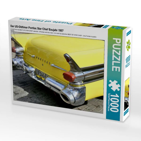 Produktbild: CALVENDO Puzzle Ein Motiv aus dem Kalender BEST OF STAR CHIEF - Ein Pontiac mit vier Sternen | 1000 Teile Lege-Gr&ouml;&szlig;e 64x48cm Foto-Puzzle f&uuml;r gl&uuml;ckliche Stunden