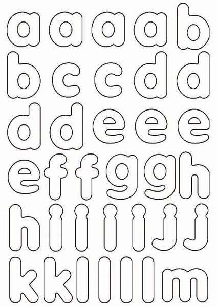 Produktbild: URSUS Blankoartikel Blanko-Magnete Buchstaben, 100er Set, 3,2 - 4,3 cm