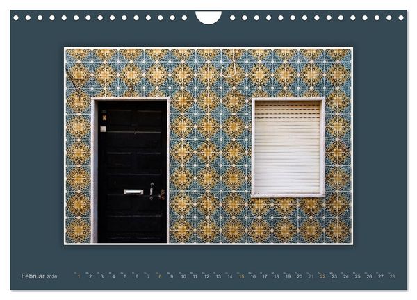 Produktbild: Azulejo-Fassaden in Portugal (Wandkalender 2026 DIN A4 quer), CALVENDO Monatskalender