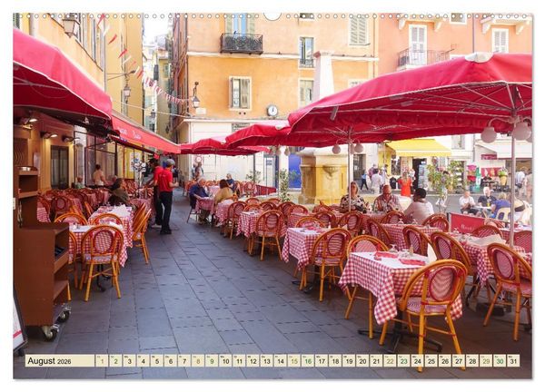 Produktbild: Nizza Bezaubernde Stadt (Wandkalender 2026 DIN A2 quer), CALVENDO Monatskalender