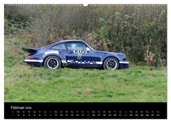 Produktbild: Bergrennen und Rallye im Porsche (hochwertiger Premium Wandkalender 2026 DIN A2 quer), Kunstdruck in Hochglanz