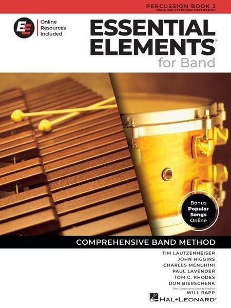 Produktbild: Essential Elements for Band - Percussion/Keyboard Percussion Book 2 with Eei