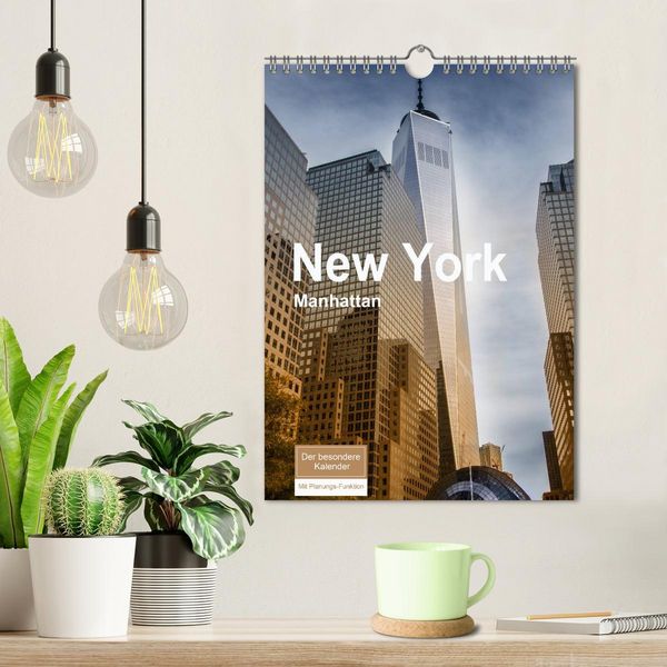 Produktbild: New York - Manhattan (Wandkalender 2026 DIN A4 hoch), CALVENDO Monatskalender