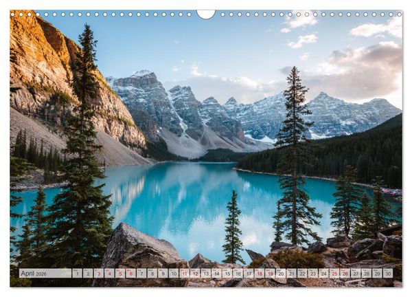 Produktbild: Canada - Landscapes from Banff and Jasper National parks (Wall Calendar 2026 DIN A3 landscape), CALVENDO 12 Month Wall Calendar