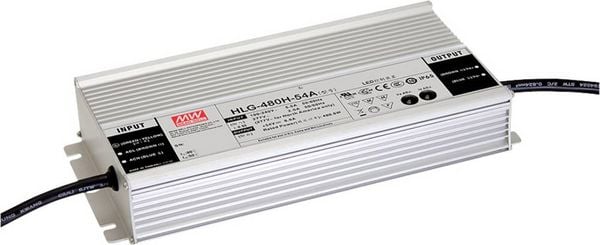Produktbild: MEAN WELL MW HLG-480H-24B LED-Treiber Konstantspannung, Konstantstrom 480W 20A 12 - 24 V/DC 3 in 1 Dimmer Funktion, dimmbar