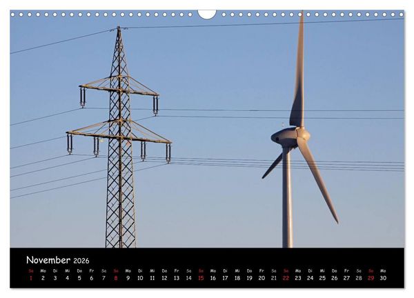 Produktbild: Unter Strom (Wandkalender 2026 DIN A3 quer), CALVENDO Monatskalender