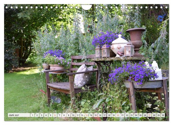 Produktbild: Momente im Garten (Wandkalender 2027 DIN A4 quer), CALVENDO Monatskalender