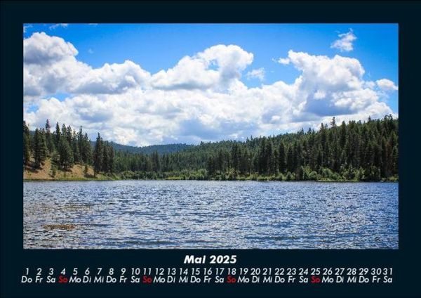 Produktbild: Die Seen der Erde 2025 Fotokalender DIN A5