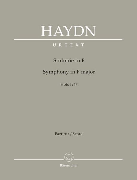 Produktbild: Sinfonie in F Hob. I:67