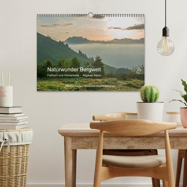 Produktbild: Naturwunder Bergwelt Fellhorn und H&ouml;rnergruppe (Wandkalender 2026 DIN A3 quer), CALVENDO Monatskalender