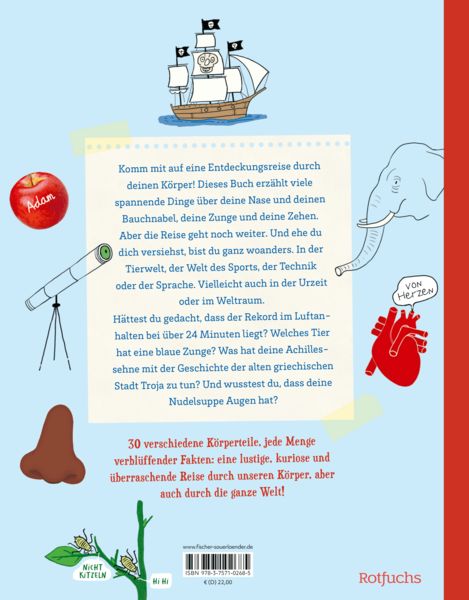 Produktbild: Vom Kopf bis zu den Zehen &ndash; Eine verr&uuml;ckte Reise durch deinen K&ouml;rper