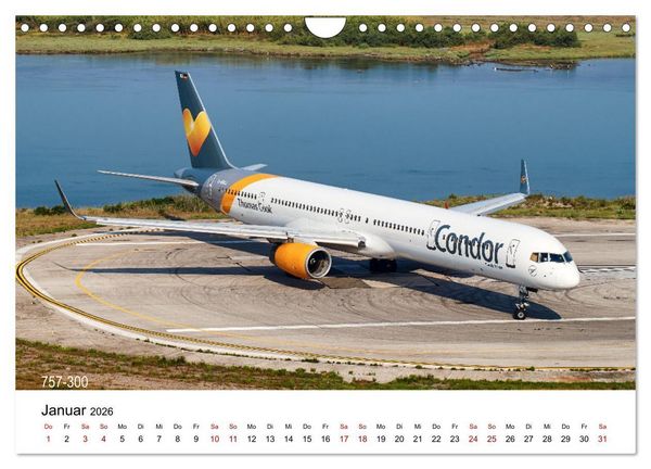 Produktbild: Flugzeuge von Boeing (Wandkalender 2026 DIN A4 quer), CALVENDO Monatskalender
