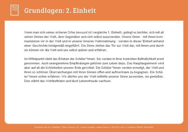 Produktbild: Resilient durchs Schuljahr: Mein sicherer Ort, meine Gef&uuml;hle, meine Sinne