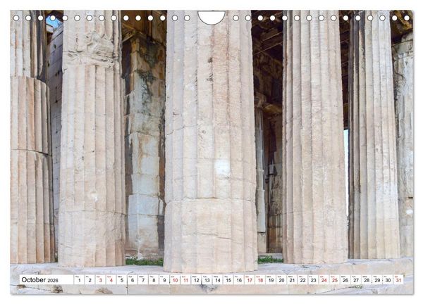 Produktbild: Ancient Greece and Architecture (Wall Calendar 2026 DIN A4 landscape), CALVENDO 12 Month Wall Calendar