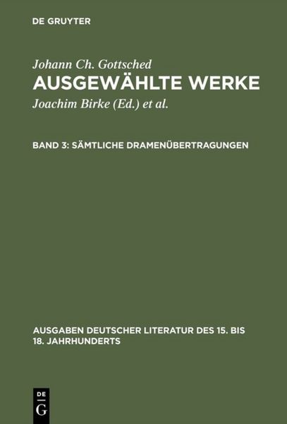 Produktbild: S&auml;mtliche Dramen&uuml;bertragungen