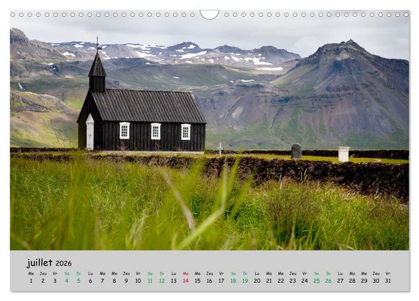 Produktbild: Surprenante Islande (Calendrier mural 2026 DIN A3 vertical), CALVENDO calendrier mensuel