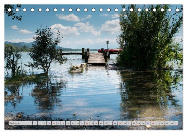 Produktbild: Der malerische Pf&auml;ffikersee (Tischkalender 2026 DIN A5 quer), CALVENDO Monatskalender
