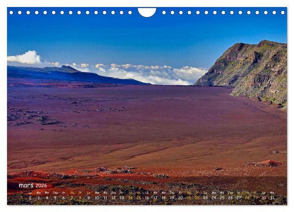 Produktbild: La R&egrave;union - C&ocirc;tes fantastiques et paysage montagneux (Calendrier mural 2026 DIN A4 vertical), CALVENDO calendrier mensuel