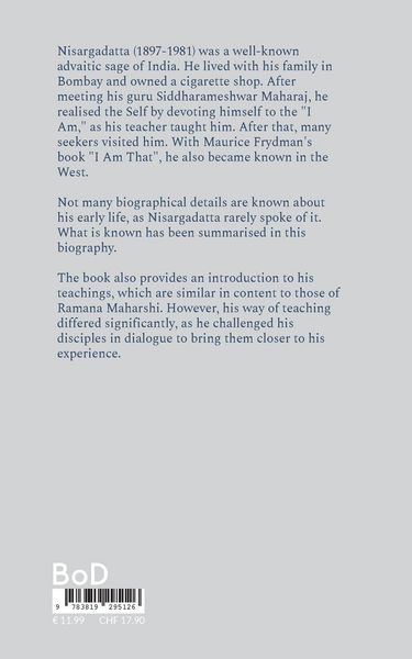 Produktbild: Nisargadatta Maharaj