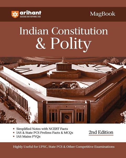 Produktbild: Arihant Magbook Indian Constitution & Polity for UPSC Civil Services IAS Prelims / State PCS & other Competitive Exam | IAS Mains PYQs