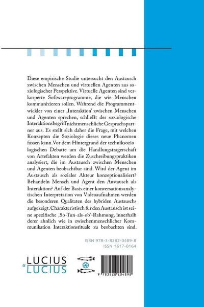 Produktbild: Interaktion mit virtuellen Agenten? Realit&auml;ten zur Ansicht