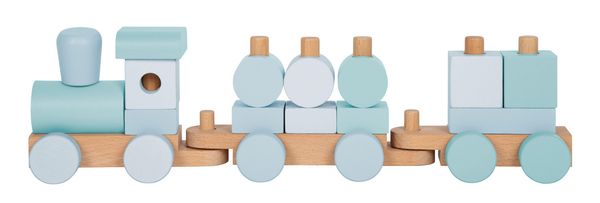 Produktbild: Holzzug blau