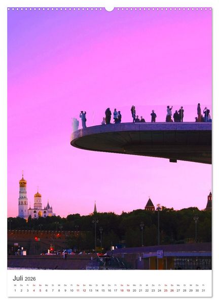 Produktbild: Moskau - Zwischen Oka und Wolga. (hochwertiger Premium Wandkalender 2026 DIN A2 hoch), Kunstdruck in Hochglanz