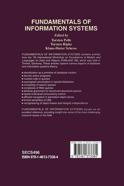 Produktbild: Fundamentals of Information Systems