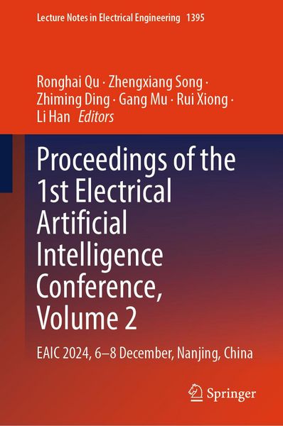 Produktbild: Proceedings of the 1st Electrical Artificial Intelligence Conference, Volume 2