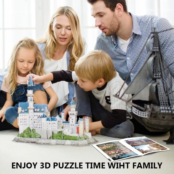 Produktbild: CUBICFUN - 3D Puzzle Schloss Neuschwanstein 121 Teile