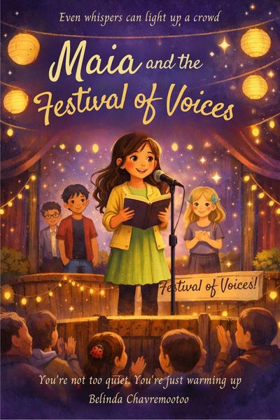 Produktbild: Maia and the Festival of Voices: Even whispers can light up a crowd (Whispers to Waves, #6)