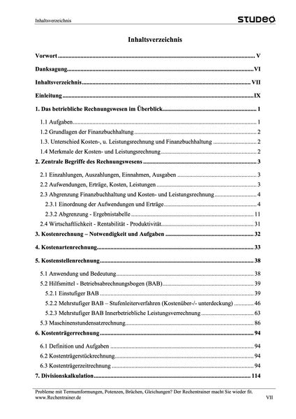 Produktbild: Klausurtrainer Kostenrechnung - "Musteraufgaben mit Musterl&ouml;sungen"